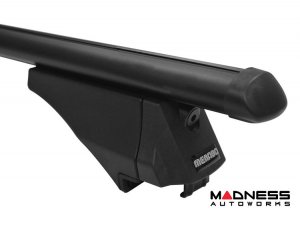 Alfa Romeo Stelvio Roof Rack Cross Bars - for models w/ factory roof rails - Black (2017-2025) Alfa Romeo Stelvio Roof Rack Cross Bars - for models w/ factory roof rails - Black (2017-2025)